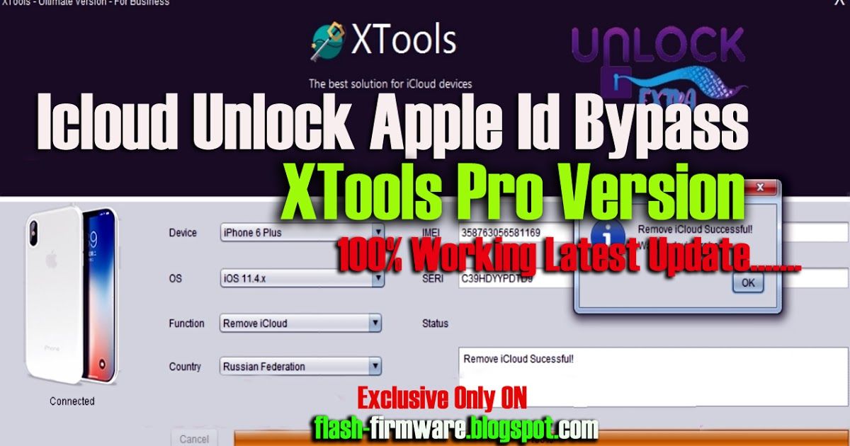 download xtools icloud unlock